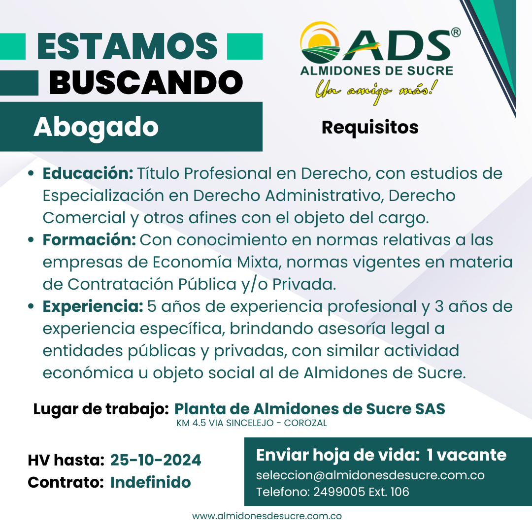 VACANTE aBOGADO