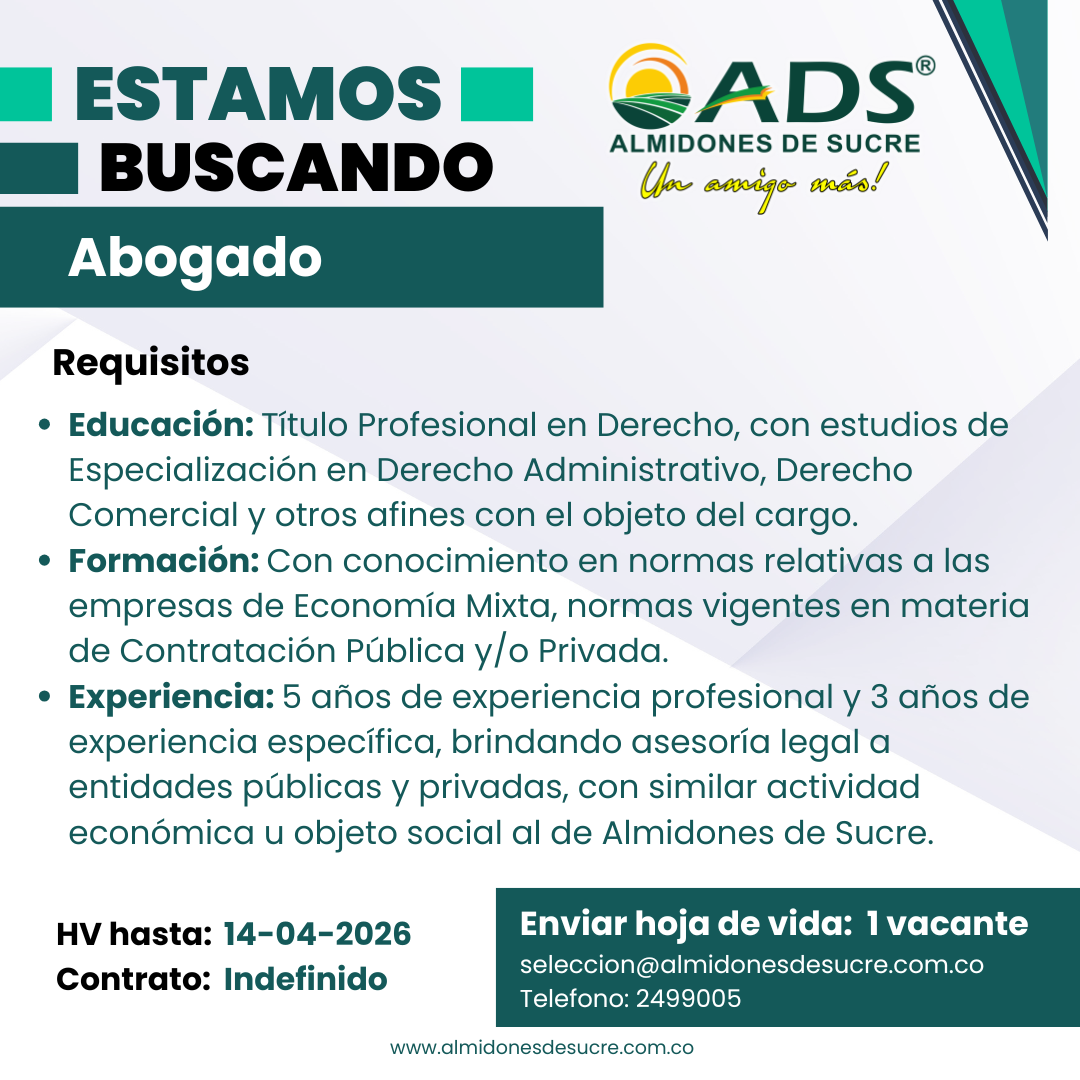 VACANTE abogado